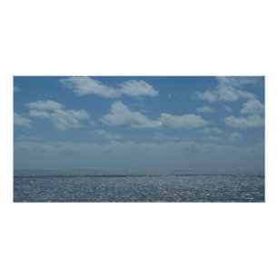 Sonniger karibischer Ozean Poster