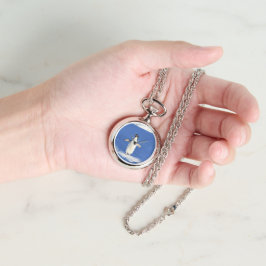 Sonniger Pinguin auf Eis-Foto Armbanduhr