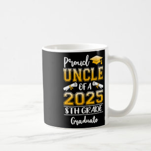 Sonniger Proud Onkel einer Cl von 2025 8. Grade Gr Kaffeetasse