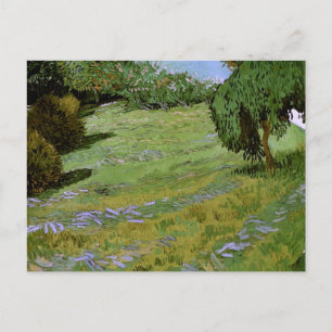 Sonniger Rasen im öffentlichen Park Van Gogh Fine Postkarte