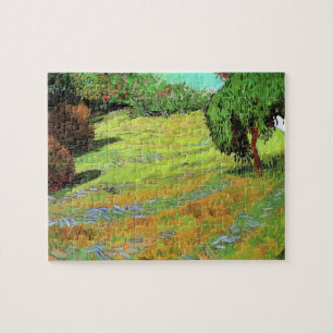 Sonniger Rasen in einem öffentlichen Park von Vinc Puzzle
