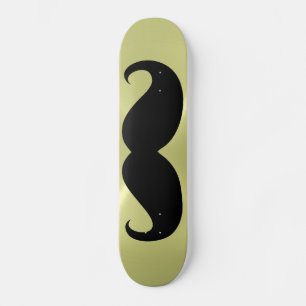 Sonniger schwarzer Schnurrbart 10 Skateboard