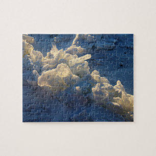 Sonniger See Eis Puzzle