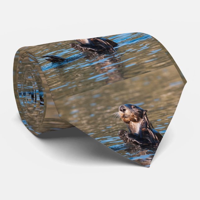 Sonniger Seeotter Krawatte (Gerollt)