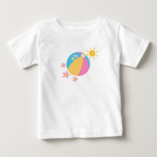 Sonniger Sommer Baby T-shirt (Vorderseite)
