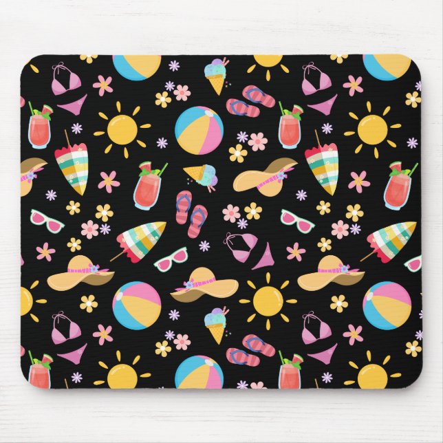 Sonniger Sommer Mousepad (Vorne)