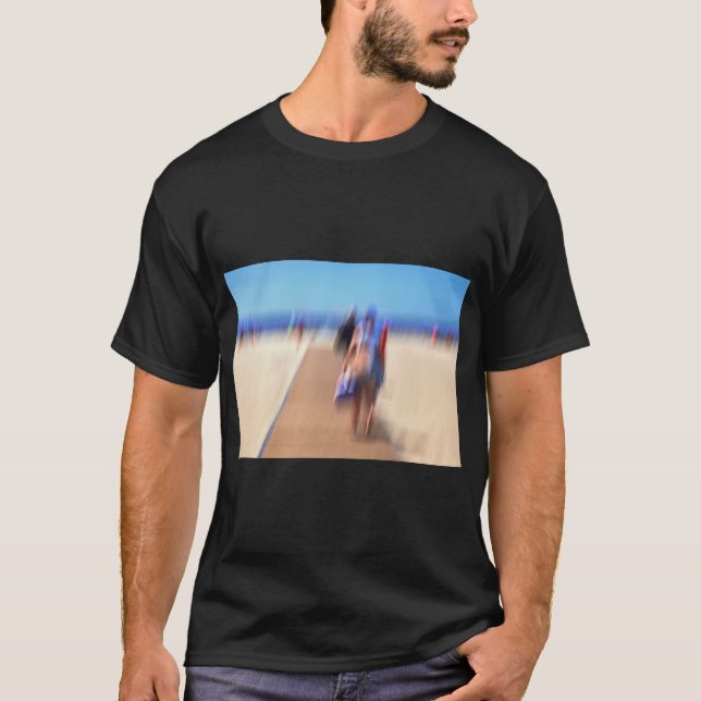 Sonniger Sommer Strand bunt Ocean Sun Summer Sea T-Shirt (Vorderseite)