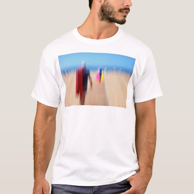 Sonniger Sommer Strand bunt Ocean Sun Summer Sea T-Shirt (Vorderseite)