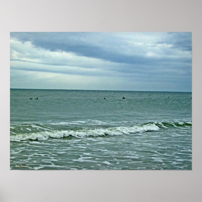 Sonniger Tag am Strand! Poster (Vorne)