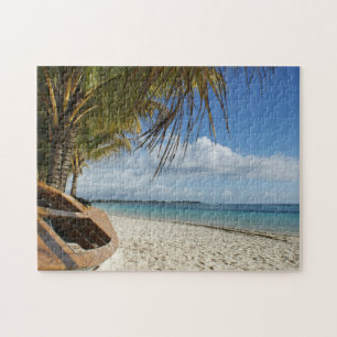 Sonniger Tag am Strand. Puzzle