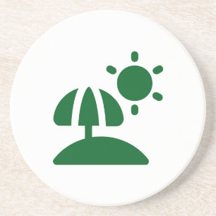 Sonniger Untersetzer