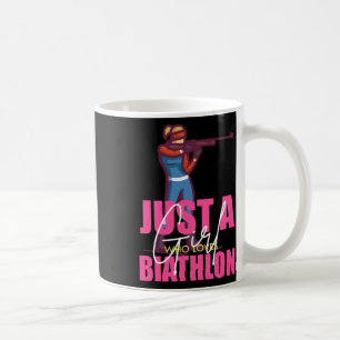 Sonniges Biathlon Winterski Skivergnügen 8 Kaffeetasse