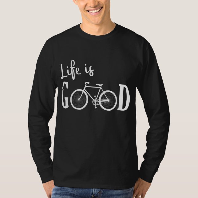 Sonniges Fahrrad Fahrrad Fahrrad T-Shirt (Vorderseite)
