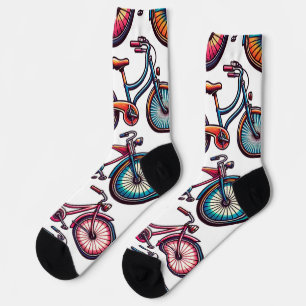 Sonniges Fahrrad für Radfahrer - Mädchen Socken