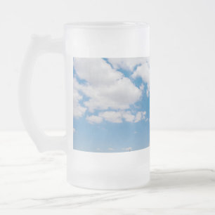 sonniges Feld Mattglas Bierglas
