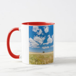 sonniges Feld Tasse