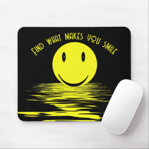 Sonniges Gesicht im Wasser Mousepad