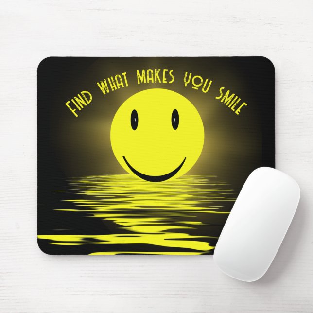 Sonniges Gesicht im Wasser Mousepad (Mit Mouse)
