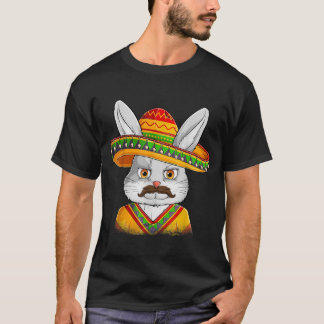 Sonniges Gesicht mit Sombrero Jungs Männer Kinder  T-Shirt