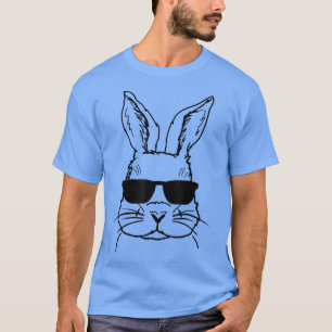 Sonniges Gesicht mit Sonnenbrille für Jungen Männe T-Shirt