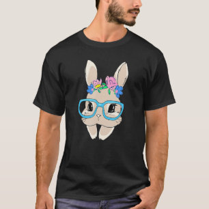 Sonniges Gesicht mit Sonnenbrille für Mädchen Frau T-Shirt