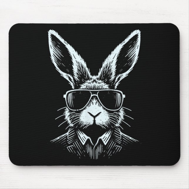 Sonniges Gesicht mit Stühlen für Jungen Männer Kin Mousepad (Vorne)