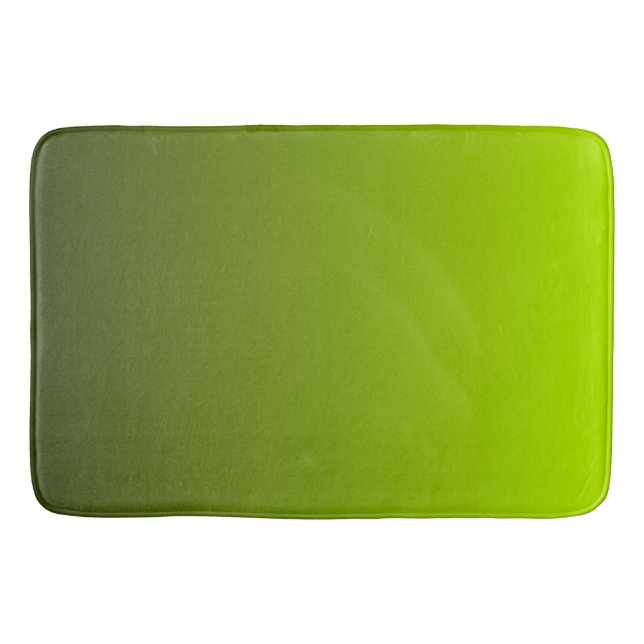 Sonniges Grün, Waldgrün, warme Farben Badematte (Vorderseite)