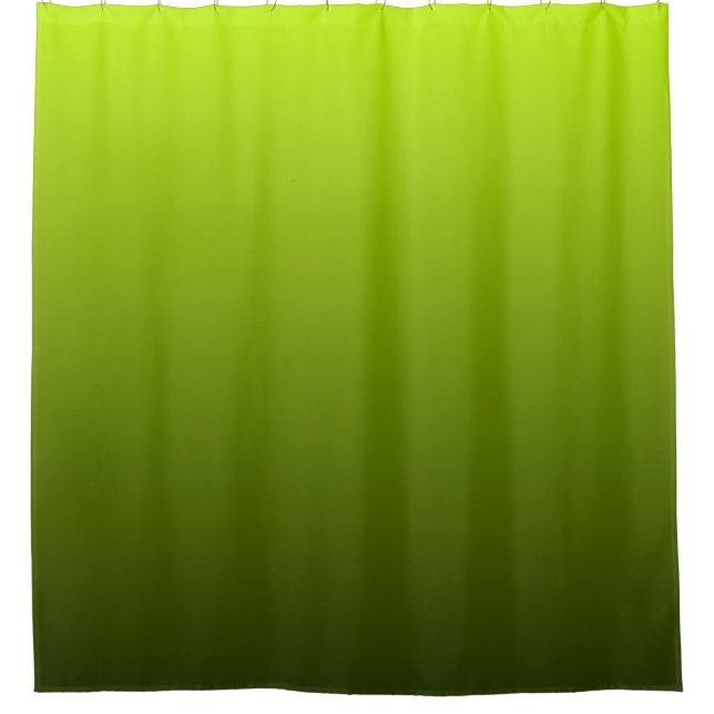 Sonniges Grün, Waldgrün, warme Farben Duschvorhang (Vorderseite)