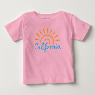 Sonniges Kalifornien-Logo Baby T-shirt