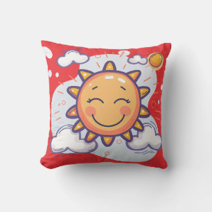 Sonniges Lächeln Kissen werfen - Brighten Sie jede