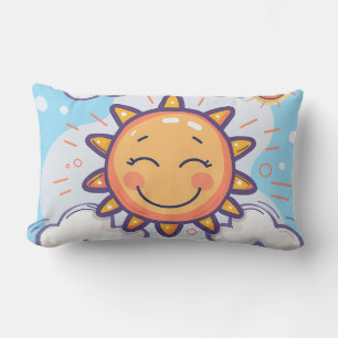 Sonniges Lächeln Kissen werfen - Brighten Sie jede Für Draußen