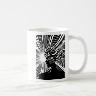 sonniges Mädchen Kaffeetasse