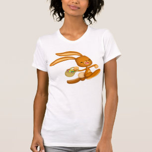 Sonniges Ostern auf der Lose! Cartoon Frauen T - S T-Shirt
