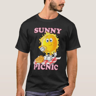 Sonniges Picnic Picknick im Freien T-Shirt