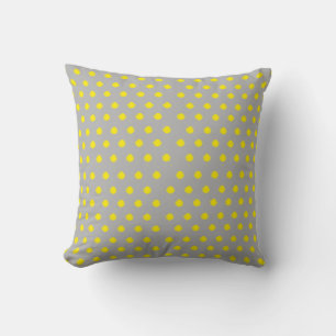 Sonniges Sprenkel-Polka-Punkt-Muster Kissen