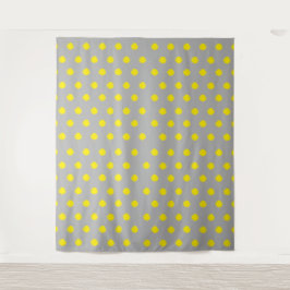 Sonniges Sprenkel-Polka-Punkt-Muster Wandteppich