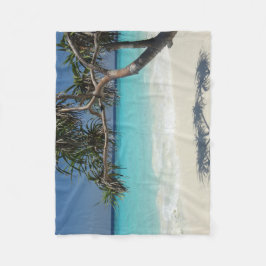 Sonniges tropisches Strandparadies Fleecedecke
