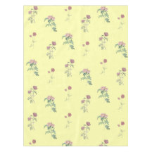 Sonniges Vintage-Pastellgelb-Blumenmuster-Frühling