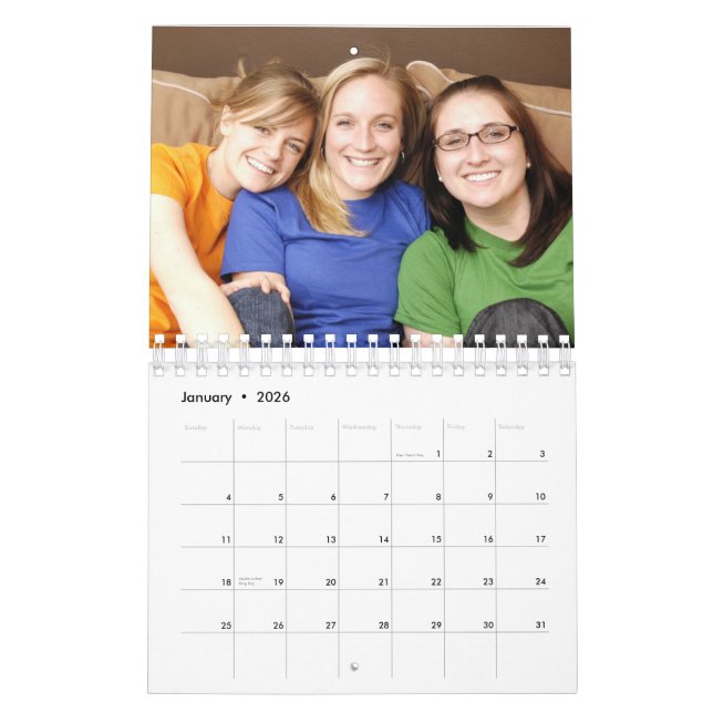 Sonniton Staat University Calendar - Aquamarin/gra Kalender (Jan 2026)