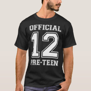 Sonntag, 12. Geburtstag, 12. Lebensjahr 2010 Offiz T-Shirt