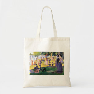 Sonntag am La großes Jatte durch Georges Seurat Tragetasche