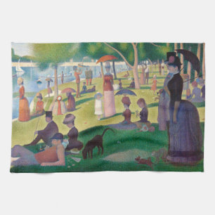 Sonntag auf La Grande Jatte Seurat Malerei Handtuch