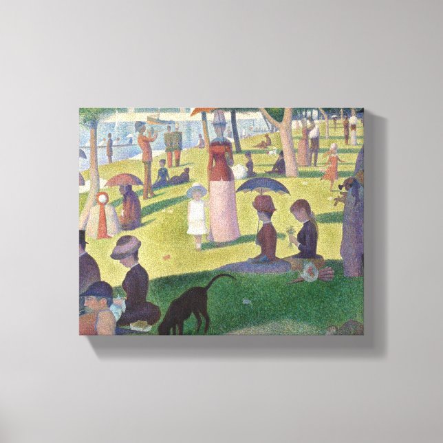 Sonntag auf La Grande Jatte Seurat Malerei Leinwanddruck (Vorderseite)