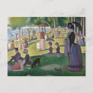 Sonntag auf La Grande Jatte Seurat Malerei Postkarte