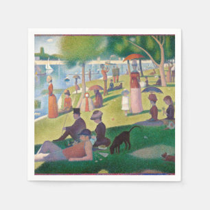 Sonntag auf La Grande Jatte Seurat Malerei Serviette