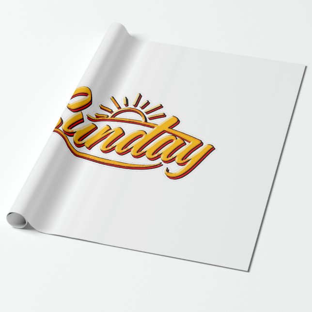 SONNTAG BEST SOMMER GESCHENKPAPIER (Ungerollt)