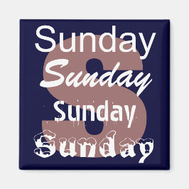 Sonntag der Woche Magnet