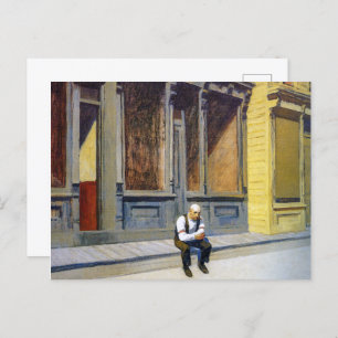Sonntag   Edward Hopper   Postkarte
