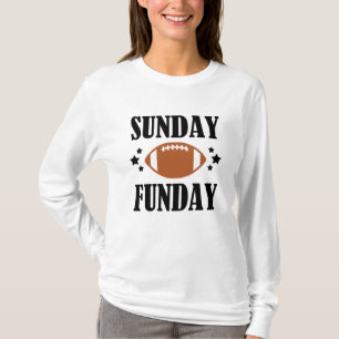 Sonntag Funday Frauenfußball-Shirt T-Shirt