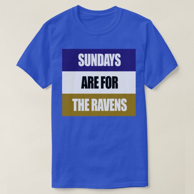 Sonntag für die Ravens T-Shirt (Design vorne)